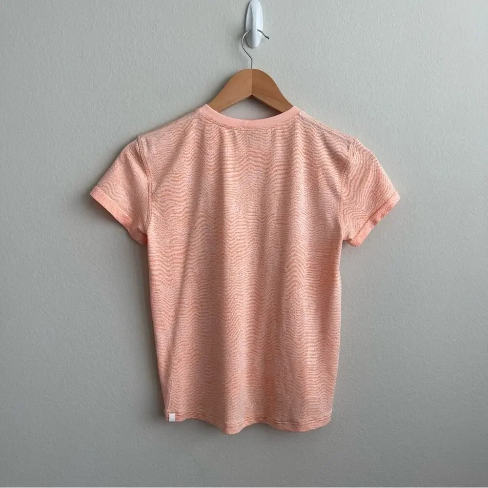 lululemon athletica Peach Short Sleeve Tee